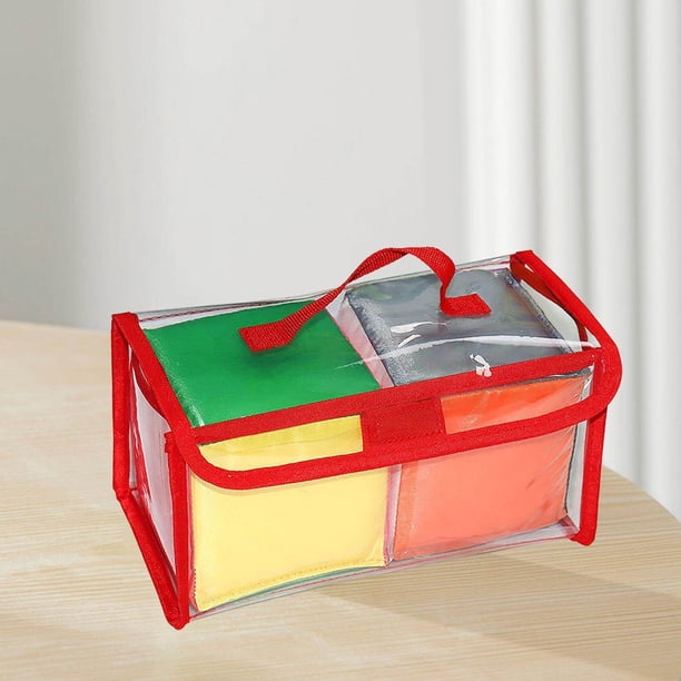 Jeu de Jeu avec Poches Transparentes, Jeu de Chiffres Apprendre Poche Apprentissage Précoce Poches Transparentes Accessoires d'Enseignement Éducation Douce pour Enfants