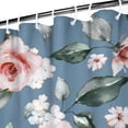 thumbnail image 3 of Waterproof Beautiful Colorful Floral Shower Curtain 72x72 Inch Boho Style Polyester Unique Shower Curtain for Bathroom Hotel Home Decor with 12 Plastic Hooks, 3 of 5