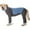Blue, variant on HQREA Soft Dog Surgery Suit with Sleeves for Large Dogs Anti Licking Wounds Bodysuit Pajamas Pjs