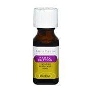Aura Cacia Aromatherapy Essential Solutions Oil, Panic Button - 0.5 Oz, 2 Pack