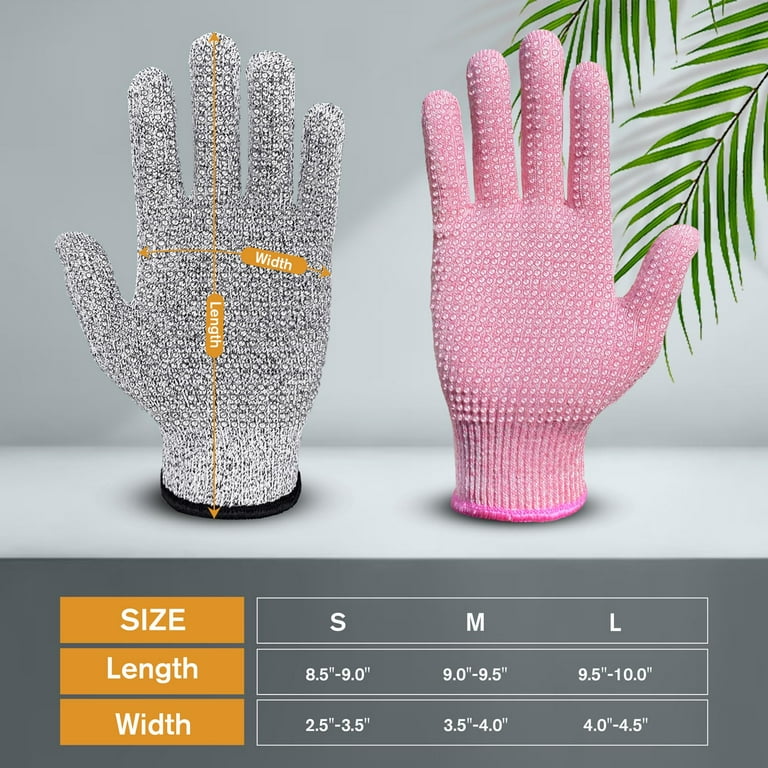 EvridWear Cut Resistant Gloves, 2 Pairs, Level 5, Medium photo 7