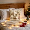 thumbnail image 4 of KFUIRDE Christmas-Printed Cushion Cover 18x18in, 3D Printed Sofa Pillow with Festive Christmas Theme, Decorative Cushion Case for Couch Living Room, Xmas Holiday Home Decor C, 4 of 5