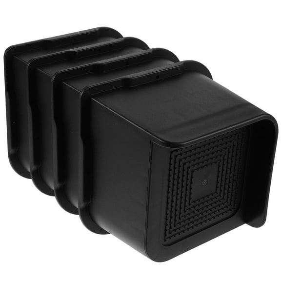 WHAMVOX 4Pcs Furniture Bed Risers Rubber Table Height Extenders for Cabinets and Couches 3 Inches High