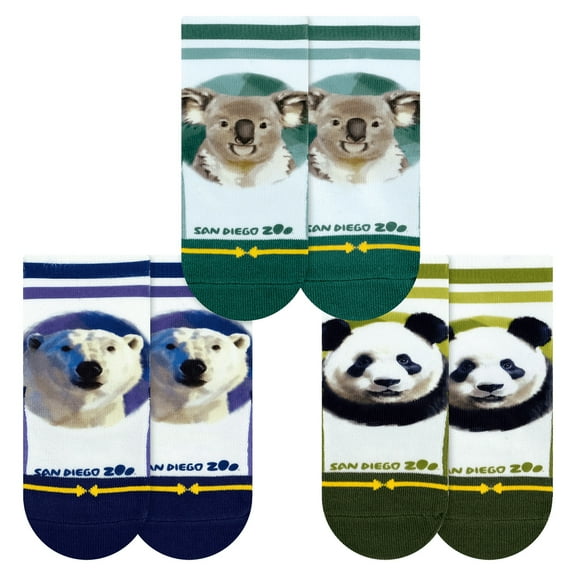 San Diego Zoo Bears Baby Socks 3 Pack