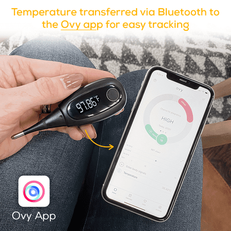 Beurer - Basal Pregnancy Planning Bluetooth Thermometer - Black