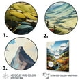 thumbnail image 3 of Designart "Summer Peaks The Sharp Beauty of Mountains I" Cottage Floater Framed Canvas Wall Art, 3 of 7