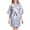 Grey, variant on Womens Robe Nightgown Solid Bandage Cardigan Bathrobe Color Nightgown Nightgown Satin Home Women's, Women's Sleepwear Ladies Bathrobe( Purple 2XL )