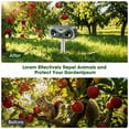 thumbnail image 5 of 2026 Solar Ultrasonic Animal Repeller Outdoor with Flashing Lights & Motion Sensor Animal Deterrent Devices for Deer, Cat, Squirrel, Raccoon, Rabbit, Fox, Skunk Repellent for Yard Garden, 5 of 7