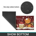 thumbnail image 7 of 2 Pcs Merry Christmas Kitchen Rugs and Mats Set of 2 Gingerbread Man Snowflake Christmas Tree Kitchen Mats for Floor Absobent Kitchen Floor Matfor Cook Home Decor (47x17+30x17 inches), 7 of 7