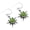 Peridot Quartz, variant on 925 Sterling Silver Earring Gold Stone Handmade Jewelry