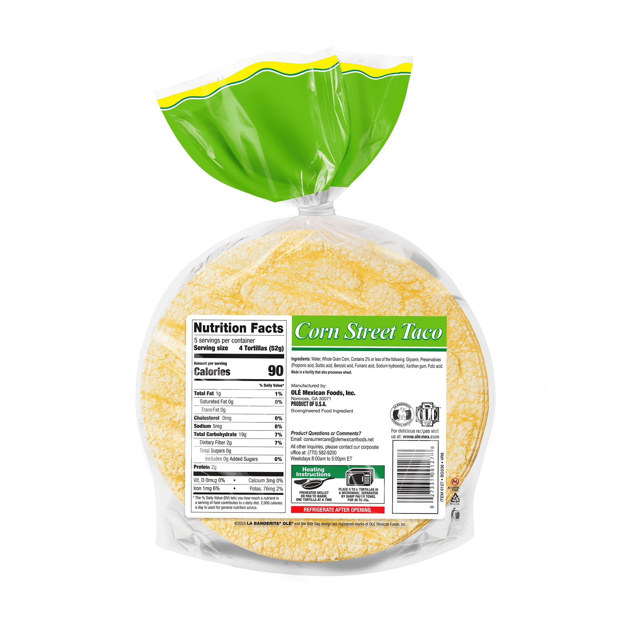 La Banderita Corn Tortilla Sliders 20 Count