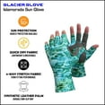 thumbnail image 6 of Glacier Outdoor Islamorada Sun Glove Unisex UV Protection Fingerless Summer Gloves, Green Camo M, 6 of 6