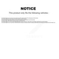 thumbnail image 2 of Kugel Rear Wheel Hub Bearing and ABS Sensor Kit for Car Buick Regal - Left Right Side (Driver Passenger) K7S-100736, 2 of 11