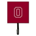 thumbnail image 3 of Letter W Initial Monogram - Maroon and White Leash or Key Holder, 3 of 7