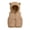 Khaki, variant on KICILVS Girls Puffer Vest Zip Up Hooded Sleeveless Jacket with Pockets for Fall and Winter Warm Waistcoat 4-15 Years