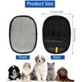 thumbnail image 2 of Guantes de depilación para mascotas (con dos ganchos) para perros y gatos, guantes de pelo estáticos reutilizables mejorados, herramienta de depilación de mascotas para ropa, sofás, alfombras, 2 of 6