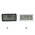 thumbnail image 4 of Clock LCD Thermometer Sensitive Hygrometer Smart Electronic Home Humidity Weather Time Gauge Display Clocks Accessories White, 4 of 7