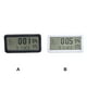 thumbnail image 3 of Billuyoard Reloj Termómetro LCD multifunción Higrómetro sensible Medidor de humedad electrónico inteligente Negro Blanco Despertadores Negro Type2 NO2 Billuyoard HA064513-01, 3 of 6