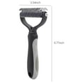 thumbnail image 3 of Pet Knotting Comb,Dog Brush,Cats Brush,Self Cleaning Brush for Dogs Cats,Dematting Comb Grooming Tool for Cats Dogs,Removing Knots Slicker Grooming Brush,Suitable for Dogs with Medium To Long Hair, 3 of 6