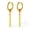 03. 14K Gold Plated, variant on Silvora 14K Gold Plated Dangle Hoop Earrings for Women Hypoallergenic Stainless Steel Long Vertical Bar Minimal Thin Drop Earrings Jewelry Gifts for Granddaughter Sister Christmas