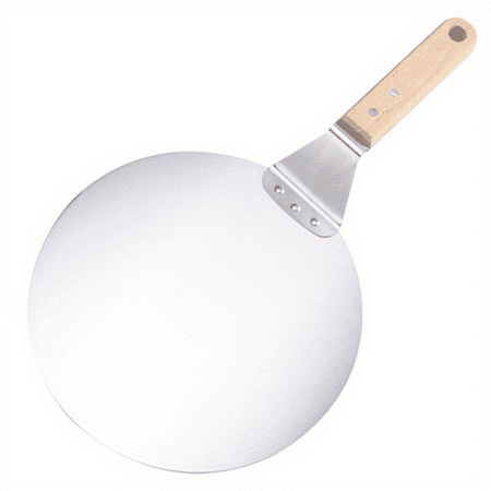 

SHENZHYUSONGKJ High Quality Durable Stainless Steel Pizza Spatula With Ergonomic Wooden Handle - Available in 10” & 12” Sizes Ideal for Effortless Baking and Cake Transfer