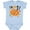 AE-Light Blue, variant on I'm One Pizza Birthday Party Boys or Girls Baby Bodysuit