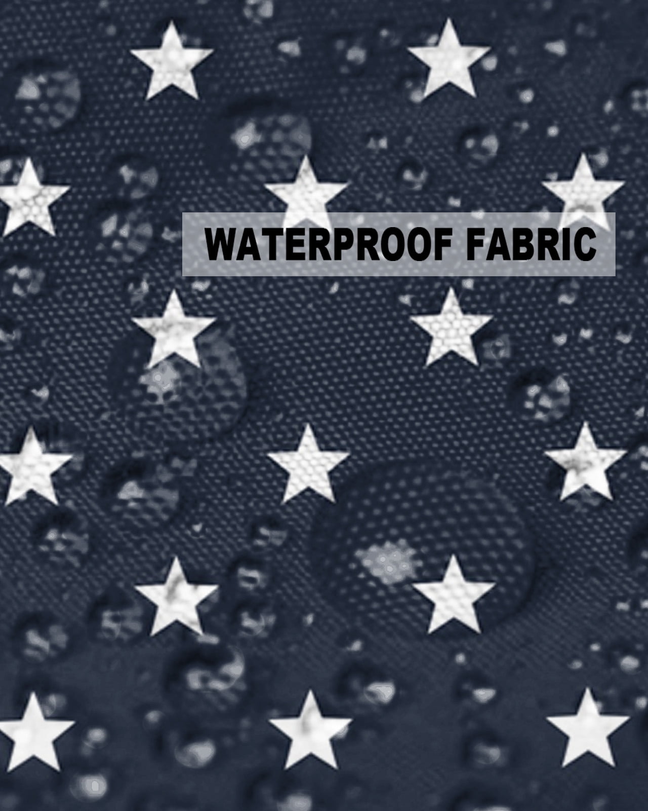 Outdoor Throw Pillow Cover American Patriotic National Flag Waterproof Cushion Covers 2 Pack Stars Blue Red and White Stripes Pillow Cases Home Decoration for Patio Garden Couch Sofa