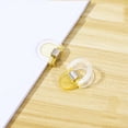 thumbnail image 1 of Clear Magnetic Clips Transparent Acrylic, U Shaped Small Strong Grip Clips for Photos Papers Crafts, Multi-Purpose Home Office Classroom Organization Clips, Yellow, 1 of 6