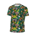 thumbnail image 6 of Wukai Cute Tribal Leopards Print Men's Short-Sleeved Mesh T-Shirt,Quick-Dry Short Sleeve Workout T-Shirt-XX-Large, 6 of 8