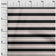 thumbnail image 1 of oneOone Cotton Silk Black Fabric Stripes Sewing Craft Projects Fabric Prints By Yard 42 Inch Wide-W97, 1 of 4