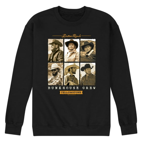 Yellowstone - Bunkhouse Crew - Men's Crew Neck Fleece Pullover