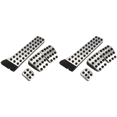 thumbnail image 1 of 8 Pcs Pédale en Acier Inoxydable pour - W202 W203 W204 W124 W210 W211 W212 W218 X204 R172 R231 C E, 1 of 6