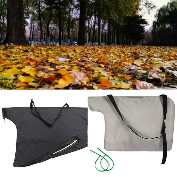 Garden Leaf Blower Bag Shredder Collection Sack Vacuum Storage Replacement Silver Smile Home