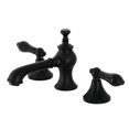 thumbnail image 1 of Grifo de baño Kingston Brass Duchess Widespread negro mate, 1 of 7