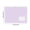 Purple, variant on A4 Zipper File Bag, Large Capacity Waterproof Document Pouch with Business Card Slot, Plastic Storage Sleeve for Office, Travel, Colorful File Organizer, Frosted Finish