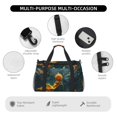 thumbnail image 4 of Fotbe Whimsical Starry Night Scene Bolsa de Viaje con Estampado, Bolsa de Fin de Semana para Mujer con Compartimento para Zapatos, Bolsa de Gimnasio con Bolsillo Húmedo, 4 of 7