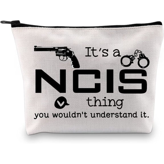 Naval Criminal Investigative Service TV Show Inspired Zipper Pouch Makeup Cosmetic Bag for Mom Sister