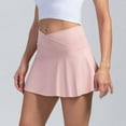 thumbnail image 6 of Nisorays Women's Active Athletic Skort Lightweight Tennis Skirt Perfect for Running Training Sports Golf Light pink S, 6 of 9