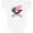 AA-White, variant on American Flag Made in the USA with Bald Eagle Boys or Girls Baby Bodysuit