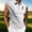 Gray, variant on Dolkfu Black Men'S Shirts Mesh Collared Sleeveless Golf Tops Leisure Quarter Zip Patchwork Fashion Modern Turndown Collar Tank Top Black,S