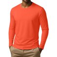 thumbnail image 4 of Men's Thermal Base Layer Long Sleeve Crew Neck Mock Neck Winter Shirts Cold Weather Shirts for Men Casual Tops, 4 of 7