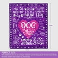 thumbnail image 2 of LHSHID Dog Mom Blankets Dog Mom Gifts for Women Dog Mom Gift Birthday Gifts for Dog Moms Dog Lover Gifts for Women Christmas Mothers Gifts Ideas for Dog Lovers 30"x40", 2 of 8
