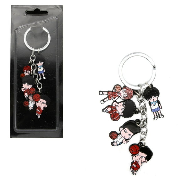 Chibi Shohoku Players - Slam Dunk 1" Keychain 5 pc. Pendant