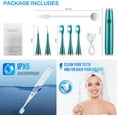 thumbnail image 2 of Teeth Cleaner,Tooth Cleaning Kits,2 in 1 Electric Ultrasonic Plaque Remover and Toothbrush for Remove Teeth Stain tartar Plaque Calculus with Led 5 Adjustable Modes and Cleaning Tools, 2 of 5