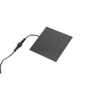 LUDLZ Monocrystalline Silicon Solar Bird Bath Fountain, Multicolor
