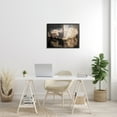 thumbnail image 2 of Stupell Industries Abstract Boat Underside Reflection Distressed Murky Lake Coastal Painting Black Framed Art Print Wall Art, 24 x 30, Design by Melissa McClain, 2 of 7