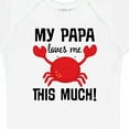 thumbnail image 4 of Inktastic My Papa Loves Me Boys or Girls Baby Bodysuit, 4 of 5