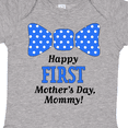 thumbnail image 4 of Inktastic Happy First Mother's Day, Mommy Bow Tie Boys or Girls Baby Bodysuit, 4 of 5