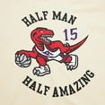 thumbnail image 4 of Men's Mitchell & Ness Vince Carter Cream Toronto Raptors Premium T-Shirt, 4 of 6