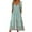 Mint Green, variant on Jamsmile Womens Dress Summer Short Sleeve Long Casual Flowers Print Button Round Neck Dresses Loose Beach Boho Holiday Sundress